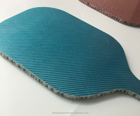 Pagaie de Pickleball thermoformée en fibre de carbone 3K injectée en mousse de bord chinois de 2025 Offre Spéciale avec surface en carbone 3K et friction minuscule