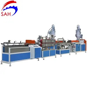 Plastic extruder PC/pvc/pp/pe/abs/pmma pipe /profile extrusion production line,T5 T8 lighting tube co-extrusion machine