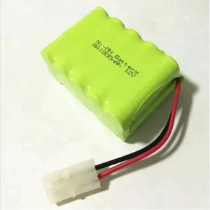 사용자 정의 3.6v 300mah 충전식 nimh 배터리 팩 2/3aaa