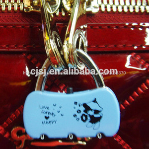 2014 caliente de la venta de seguridad digital 3 <span class=keywords><strong>candado</strong></span> de combinación para taquillas/casilleros - Product Image 1