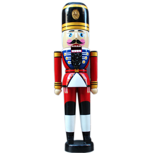 Decoración de Navidad de tamaño natural de fibra de vidrio <span class=keywords><strong>Cascanueces</strong></span> soldados para venta - Product Image 2