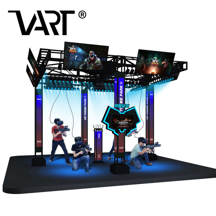 Vart Grande Expérience de Réalité Virtuelle VR Simulateur de Tir VR Multijoueur Salle Virtuelle avec HTC VIVE VR Casque