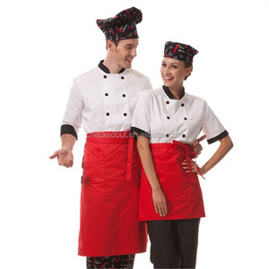 Encargo al por mayor de pimiento rojo impreso <span class=keywords><strong>restaurante</strong></span> hotel recepción tapa ajustable sombrero de cocinero de moda - Product Image 2