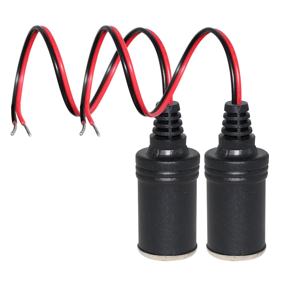 Presa Accendisigari Auto Femmina Con Cavo Da 1m - Connettore Universale 12-24V Per Adattatori - 3