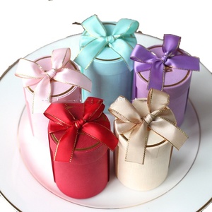 Boîtes rondes en papier 2018 originales, pour bonbons de <span class=keywords><strong>mariage</strong></span>, Style européen - Product Image 1