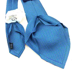 Creare Il Proprio Marchio Degli Uomini Cravatta di Seta di Screening Sette Fold Tie - Product Image 1