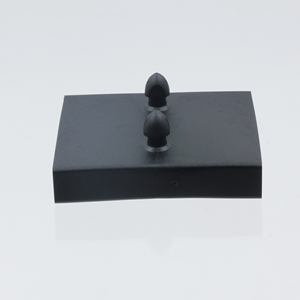 Tapas de plástico de repuesto para soporte de listón de cama, negras, 67mm de longitud - Product Image 3
