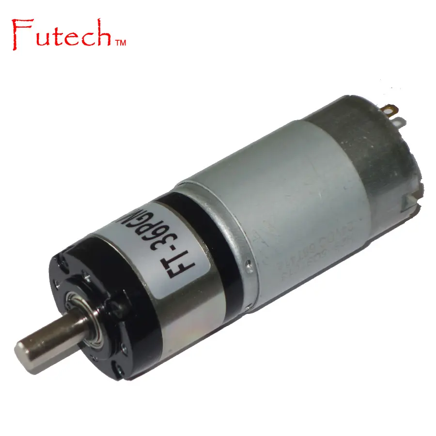 36mm 12 vdc und 24 vdc Planetengetriebemotor