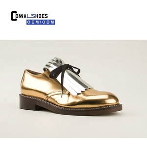 Connal أزياء شرابات نمط الاطفال أكسفورد تصليحه براءات أحذية من الجلد - Product Image 3