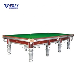 Table de billard de jeu internationale de haute qualité de 12 pieds Tournoi de 10 pieds 4.5cm Table de billard de billard en ardoise à vendre - Product Image 6