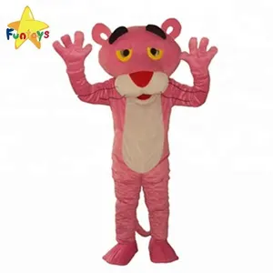 Funtoys CE Halloween Pink Panther Mascot Costume Cartoon Fancy Dress Outfit Adult Size