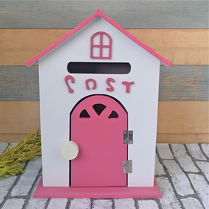 House Shaped Idyllic Custom <strong>Wood</strong> Letter Mail <strong>Post</strong> <strong>Box</strong> Letterbox Mail <strong>Box</strong> - Product Image 4