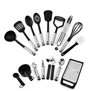 Kitchen Gadgets Tools Set Wholesale Camping 24 Pieces Kitchen Accessories Gadgets Non Stick Cooking Ware Set Nylon Kitchen Tools And Utensils Set
