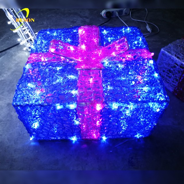 Christmas Party Decoration Christmas Gift Box 3d Customizable High Quality Unique Christmas Decoration Gift Boxes