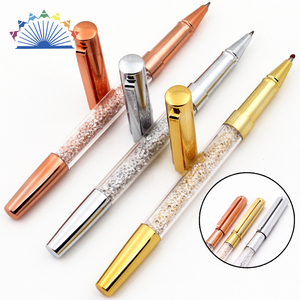 Pluma de oro rosa de diamante de regalo de cristal barato de estilos de lujo en oferta - Product Image 4