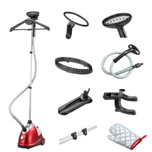 1800W <span class=keywords><strong>rojo</strong></span> mando a distancia apagado automático compañero <span class=keywords><strong>de</strong></span> vapor equipos <span class=keywords><strong>de</strong></span> lavandería comercial 220v prenda vapor - Product Image 1