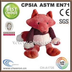 Encantador y dulce zorro del bebé animales de peluche juguetes - Product Image 2