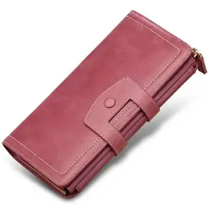 2018 new fashion and high-end grade Helical ridge's lady leather wallet