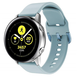 Orologio con cinturino in Silicone da 20mm 22mm 46mm 42mm attivo 1 2 per <span class=keywords><strong>Samsung</strong></span> <span class=keywords><strong>Galaxy</strong></span> Logo personalizzato accettato Sport molti colori Opp Bag - Product Image 2