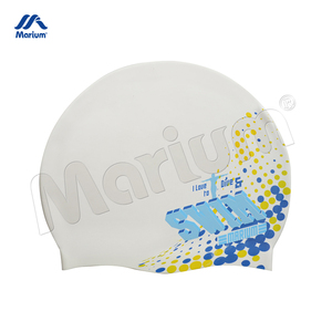 Gorro de Natación de Silicona de Diseño Taiwanés MARIUM Premium, Personalizado para Adultos y Niños, Unisex, Azul Claro - Product Image 4
