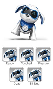 Inteligente LED mueve robot perro de juguete con música canciones - Product Image 5