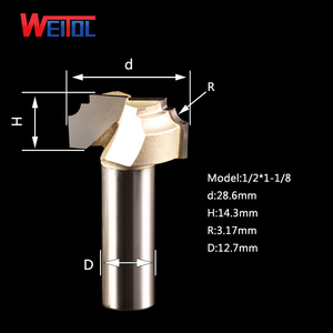 Weitol ประเภทคลาสสิก 8 plunge bit <span class=keywords><strong>face</strong></span> <span class=keywords><strong>milling</strong></span> <span class=keywords><strong>cutter</strong></span> งานไม้เครื่องมือประตูตัด Professional Step type graver - Product Image 4
