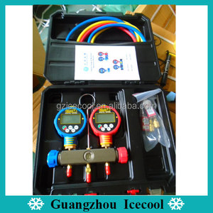 DSZH दो-तरफा वाल्व प्रशीतन परीक्षण कई गुना डिजिटल गेज सेट WK-6882 - Product Image 4