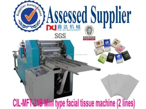  Mini type facial tissue( handkerchief paper ) machine with counting function Description: