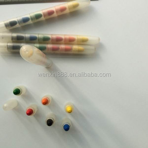 7 Màu Bullet <span class=keywords><strong>Shape</strong></span> Xếp Chồng Lên Nhau Bút Chì Nhựa Cho Trẻ Em (LLC51003) - Product Image 2