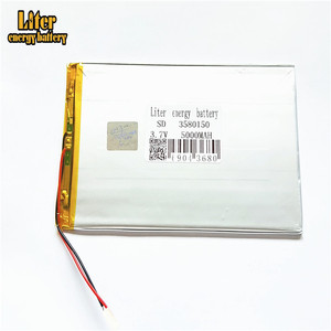 Venta wholesale ultra thin 3580150 batteries 5000 mAh lipo battery 3,7 V rechargeable lithium ion polymer - Product Image 4