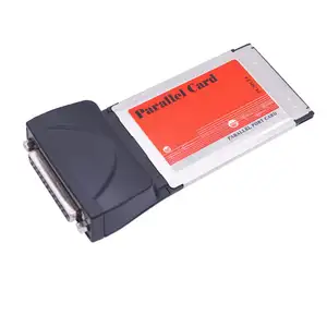 Compatible con SPP PS2 PPE ECP portátil expansión de tarjeta de adaptador PCMCIA DB25 DB26 paralelo de impresora de la tarjeta