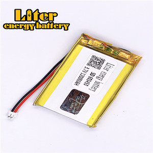 Plug 1,5-2 P 3,7 V 603450 1200 mAh rechargeable LiPo battery solar Li ion polymer lithium-batterie with PCM - Product Image 2