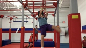 Équipement de parcours d'obstacles américains pour enfants Parc de parcours <span class=keywords><strong>Ninja</strong></span> Warrior - Product Image 6