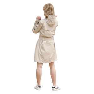 Rainfreem manteau de pluie doux pour femmes, vestes de pluie PU pour la mode manteau de pluie femme imperméable coupe-vent - Product Image 2