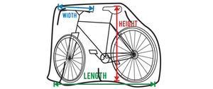 <span class=keywords><strong>Cubierta</strong></span> de <span class=keywords><strong>bicicleta</strong></span> de tafetán NHCX impermeable y Anti-UV 190T - Product Image 4