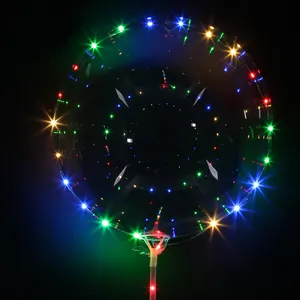 Gigantische Lichtgevende Ballon Heldere Bubble Diy Confetti Ballon Met Led-Verlichting Jumbo Party Light Up Bobo Ballon