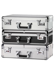 Thời Trang Mới Đen Giá Rẻ Nhôm Carry Trường Hợp Với Kết Hợp Khóa - Product Image 2