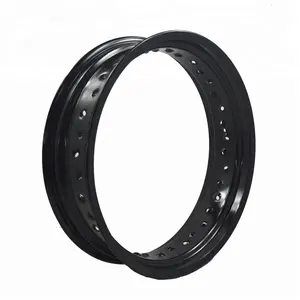 18 Inch Motorcycle 40 Holes Black Alloy Rims