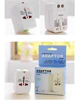 Adaptor Daya Listrik Universal All-in-One Internasional untuk Perjalanan, Adaptor Steker AC untuk USA, EU, UK, AUS