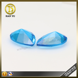 Popular piedras talla <span class=keywords><strong>pera</strong></span> <span class=keywords><strong>la</strong></span> joyeria de cristal de piedra de cristal azul - Product Image 3
