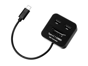 Nuevo adaptador! USB3.1 tipo-c HUB + Card reader, múltiple <span class=keywords><strong>2</strong></span> Port HUB tarjeta SD TF lector adaptador - Product Image 1