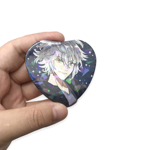 Heart Shape <strong>Star</strong> Shape Holo Holography Button <strong>Badges</strong> Laser Film Reflective <strong>Badge</strong> - Product Image 5