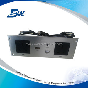 <span class=keywords><strong>Prise</strong></span> de courant murale standard en aluminium, Compatible avec <span class=keywords><strong>HDMI</strong></span> et VGA, excellente qualité - Product Image 3