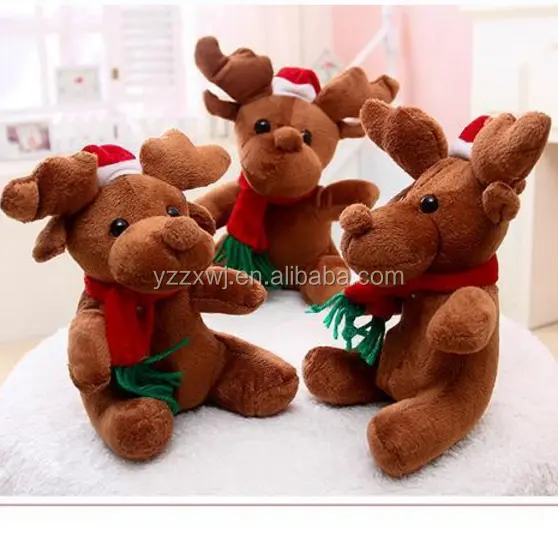 plush christmas deer toys stuffed handmade christmas toys christmas moose stuffed and plush toys