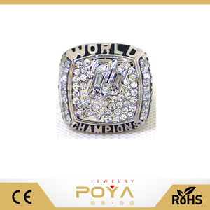POYA Bijoux 2003 SAN Antonio Spurs Championnat Anneau, Réplique de Basket-Ball Championnat Anneaux, Mens En Acier Inoxydable Anneau Champions - Product Image 1