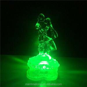 <span class=keywords><strong>Luz</strong></span> Nocturna romántica para parejas de colores, luces LED de cristal acrílico para amantes, novedad, regalos de boda para el hogar - Product Image 2