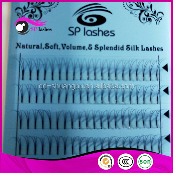 Haute qualité synthétique extensions de cils 3D volume W faux cils