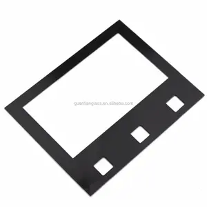 2mm smart appareil ménager écran tactile lcd couverture d'affichage petit écran en soie imprimé verre trempé