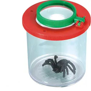 Kaca pembesar kotak serangga untuk anak-anak, kit petualangan, kaca pembesar serangga