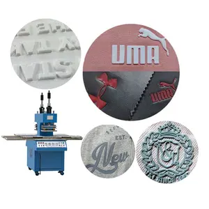 Hot Stamping Voor Logo Rolling Roller Industriële Hoge Frequentie Leren Riem Embossing Machine